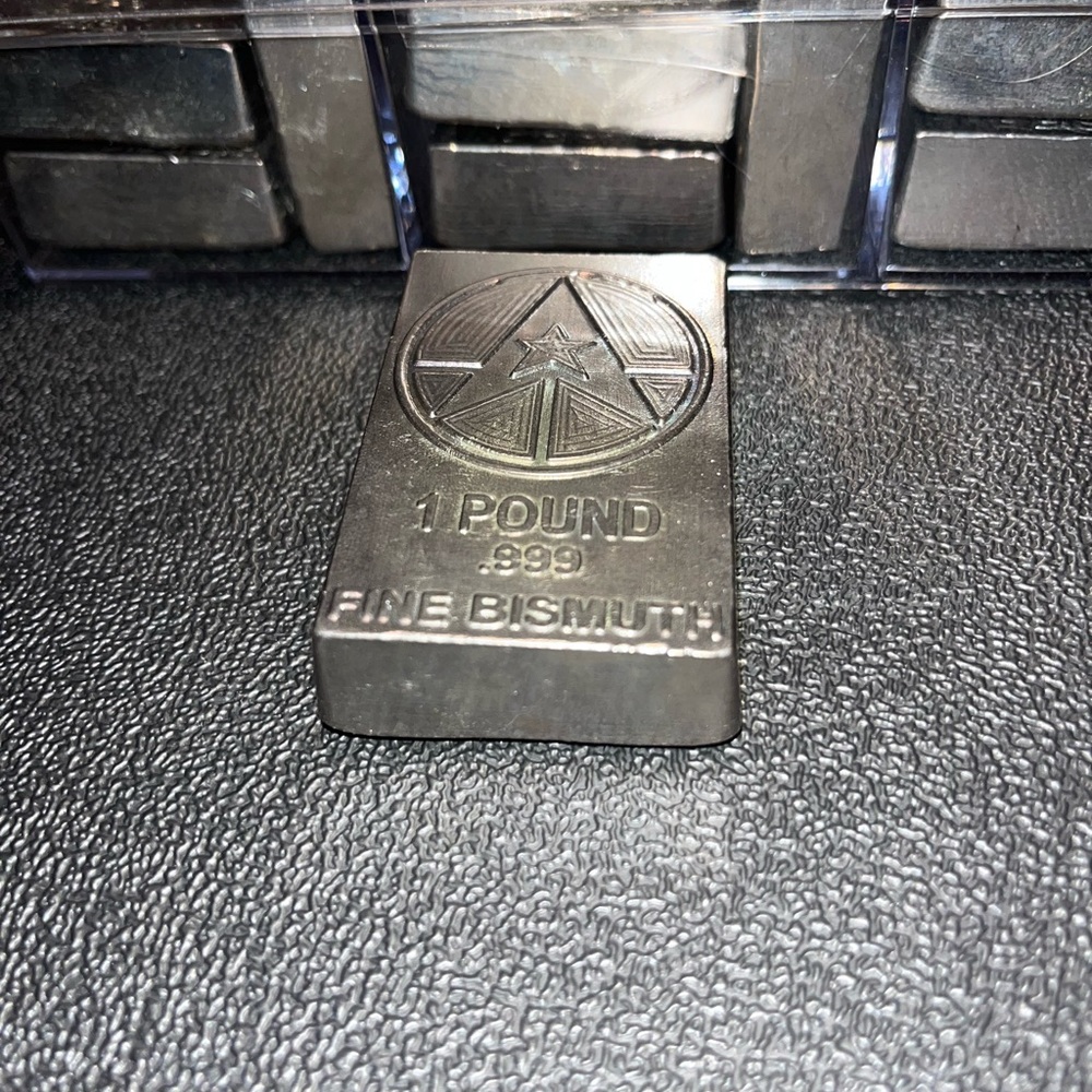 Bismuth bullion bar .999 1 pound